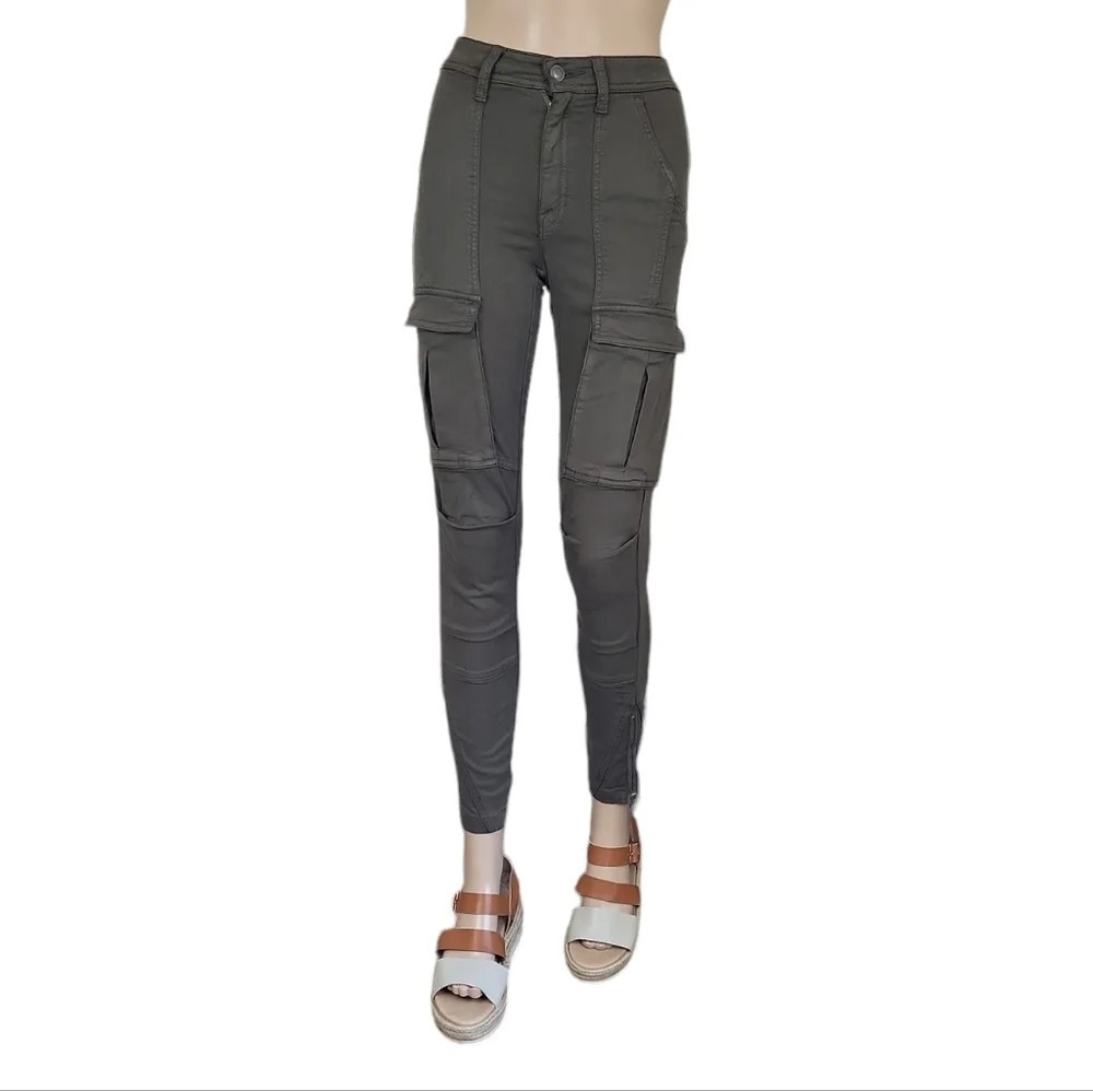 Joie The Park Skinny High Rise Women’s Cargo Fatigue